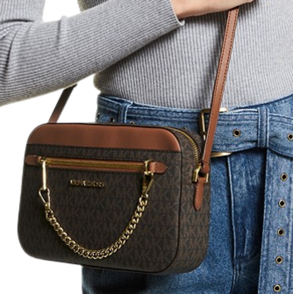 Michael Kors Jet Set Logo Crossbody Bag